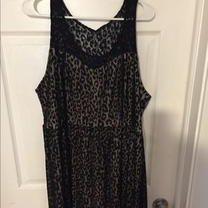 Leopard print dress from lane Bryant
